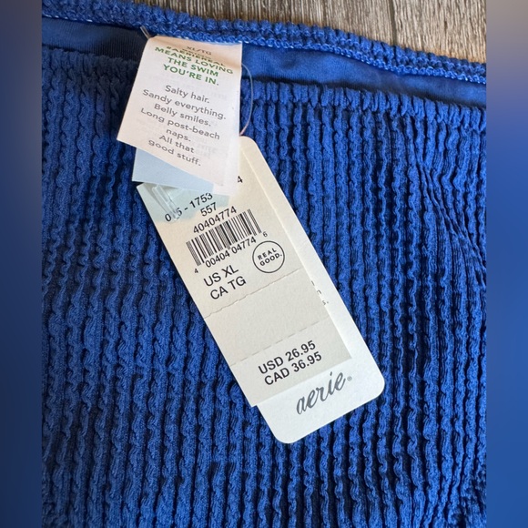 Blue Aerie Women's Swim Bottom - Picture 2 of 4